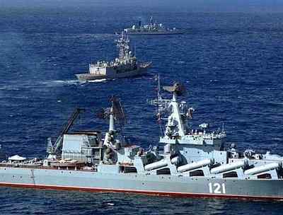 Navele militare rusesti ameninta echilibrul din Marea Mediterana