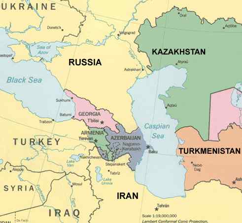 Canalul Eurasia va lega Marea Caspica de Marea Neagra