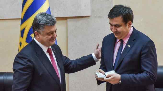 Saakașvili „forțează” frontierele Ucrainei